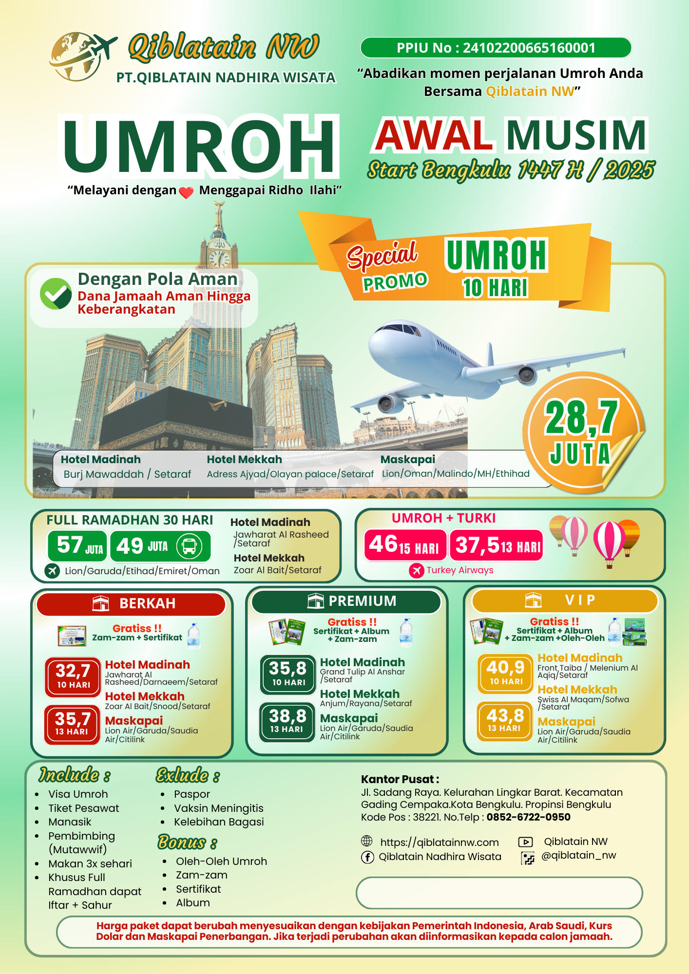 AWAL MUSIM (BERKAH 10 HARI)